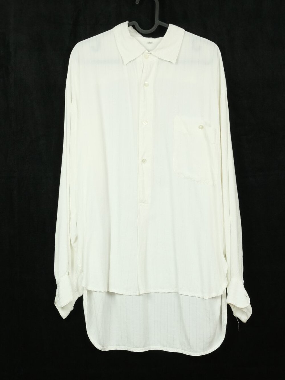 Jet Set Button-Up Shirt Cotton Long Sleeve White Size 1/S